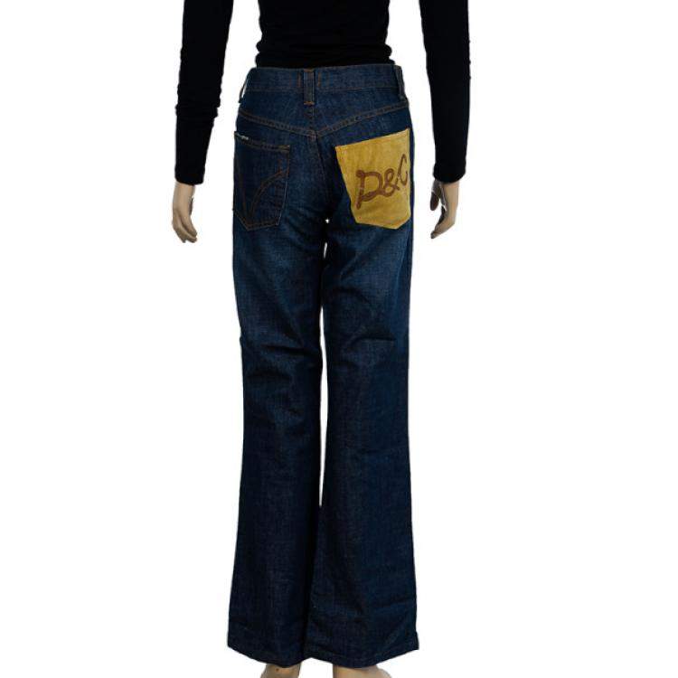 Pre Owned D&G Bootcut Denim Jeans M