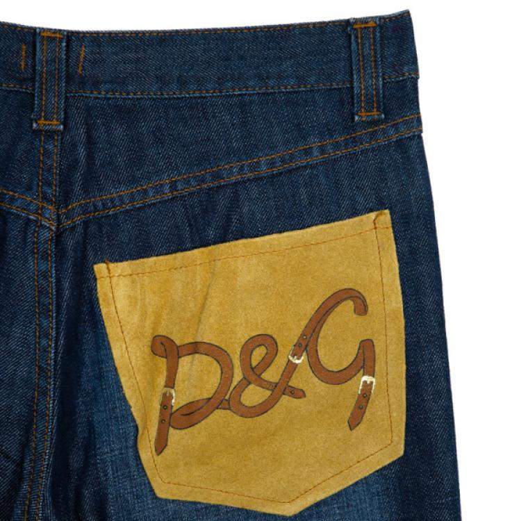 Pre Owned D&G Bootcut Denim Jeans M