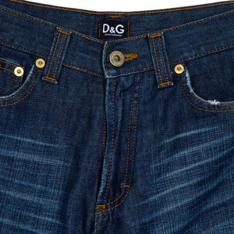 Pre Owned D&G Bootcut Denim Jeans M