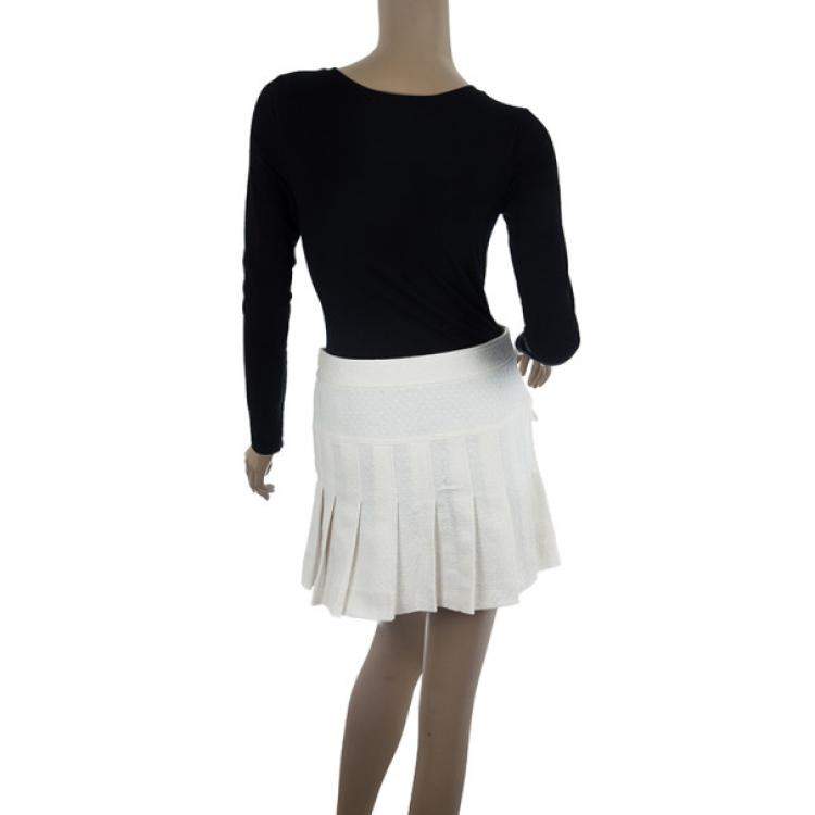 Pre Owned D&G Pleated Short Skirt S