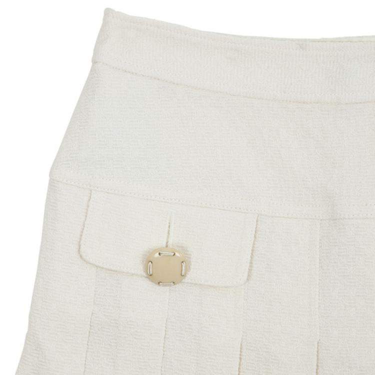 Pre Owned D&G Pleated Short Skirt S