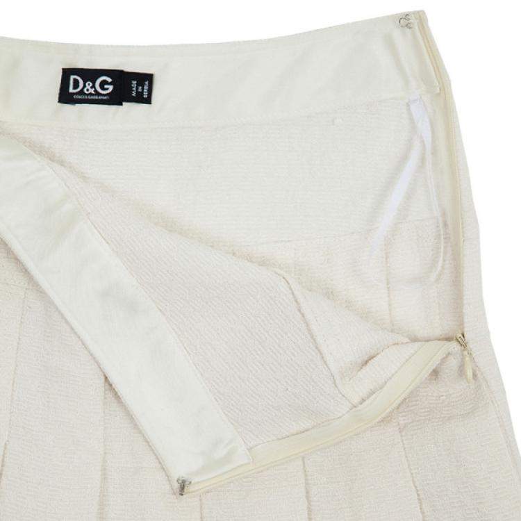 Pre Owned D&G Pleated Short Skirt S