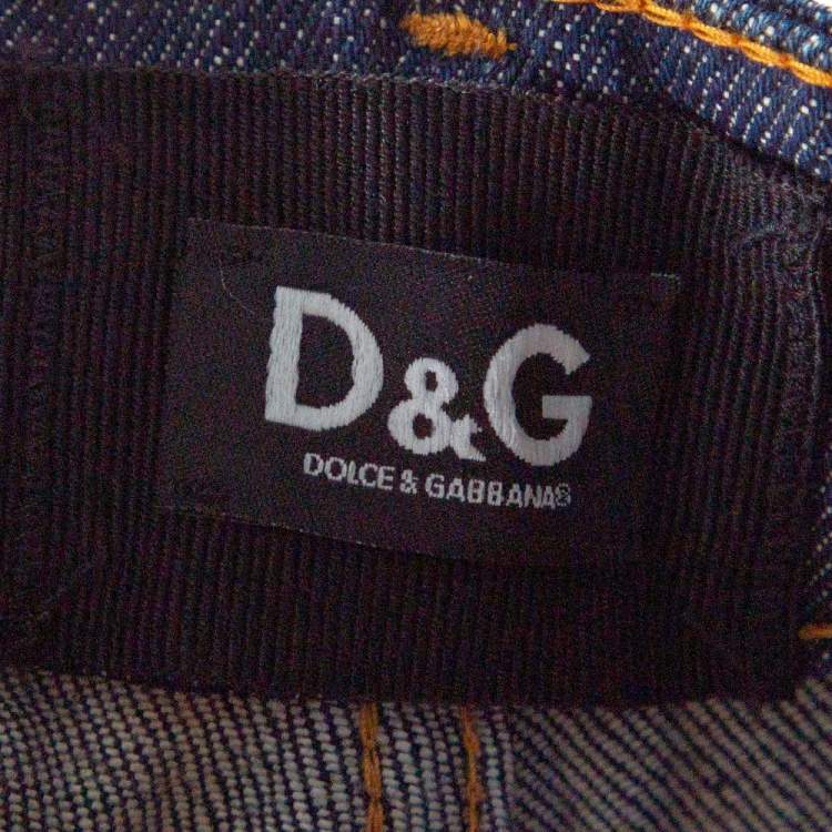 Pre Owned D&G Indigo Denim Flared Jeans M