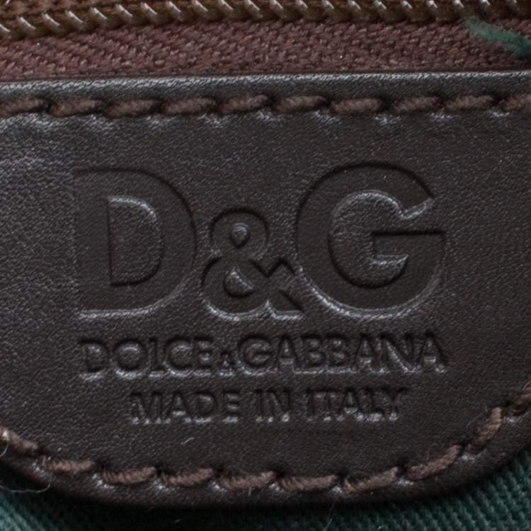 Pre Owned D&G Multicolor Leather Lily Bowler Bag