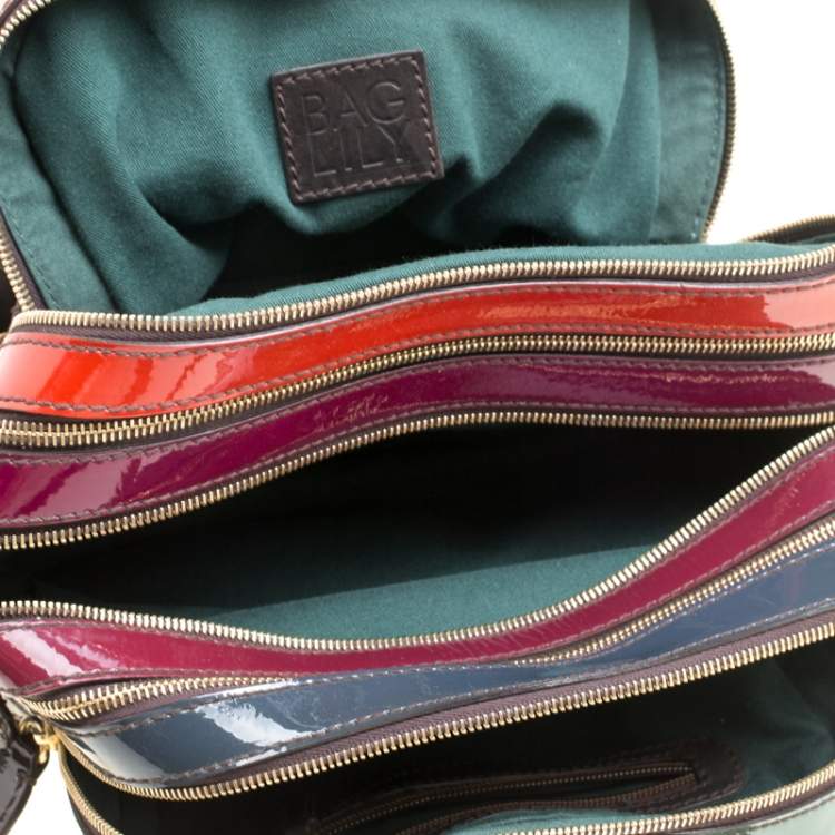 Pre Owned D&G Multicolor Leather Lily Bowler Bag