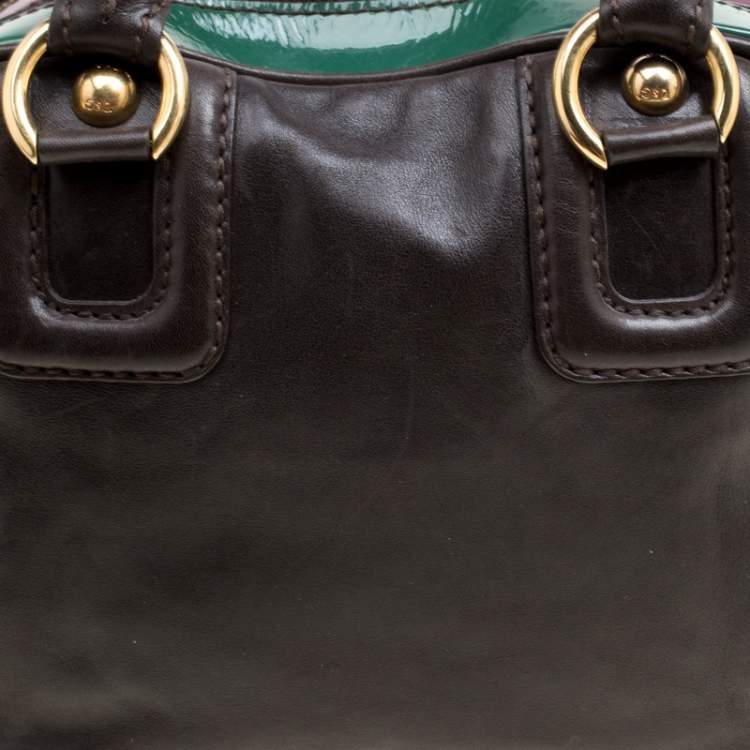 Pre Owned D&G Multicolor Leather Lily Bowler Bag