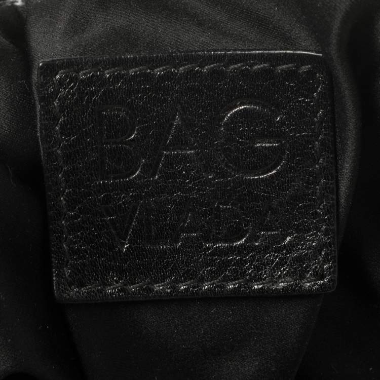 Pre Owned D&G Black Suede and Leather Trim Vlada Shoulder Bag