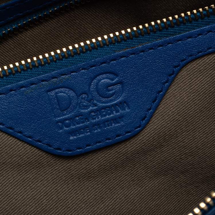 Pre Owned D&G Tricolor Quilted Leather Tote