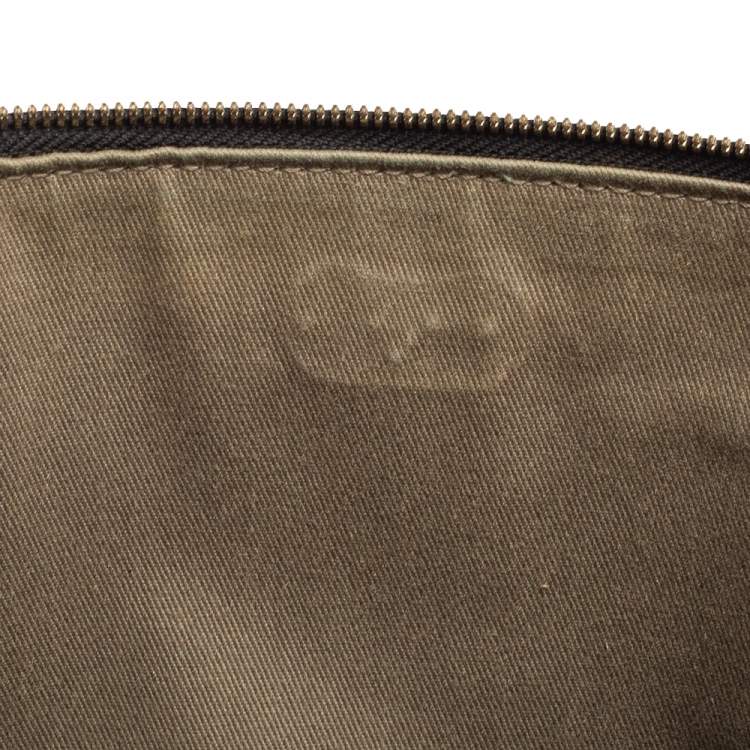 Pre Owned D&G Black Leather Lily Twist Satchel 