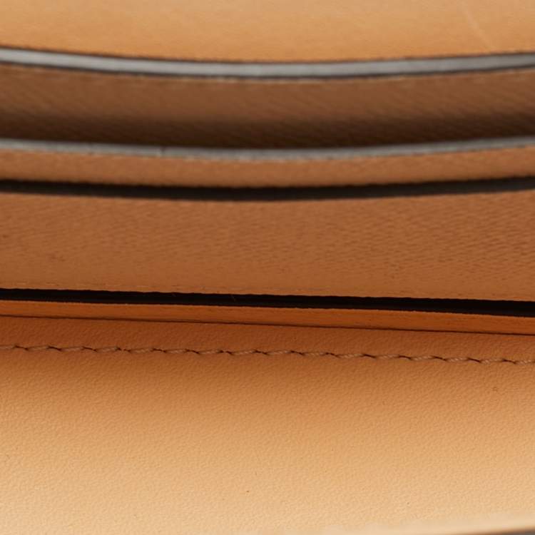 Pre Owned Delvaux Sesame Leather Small Lingot Shoulder Bag