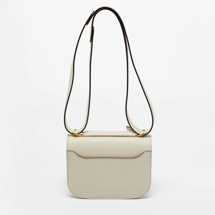 Pre Owned Delvaux Sesame Leather Small Lingot Shoulder Bag