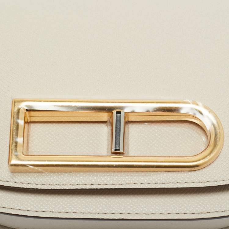 Pre Owned Delvaux Sesame Leather Small Lingot Shoulder Bag