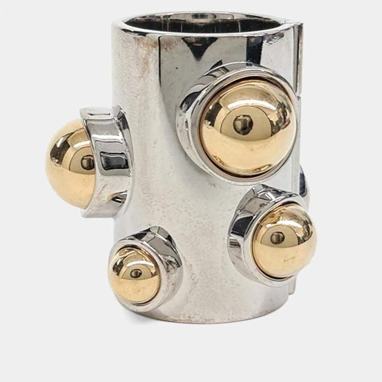 مملوكة مسبقًا Delvaux Gold & Silver Tone Wandering