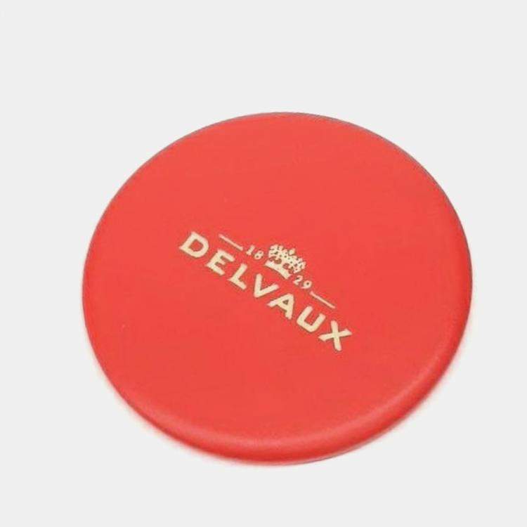 Pre Owned Delvaux Red Leather Briand Mini Box bag
