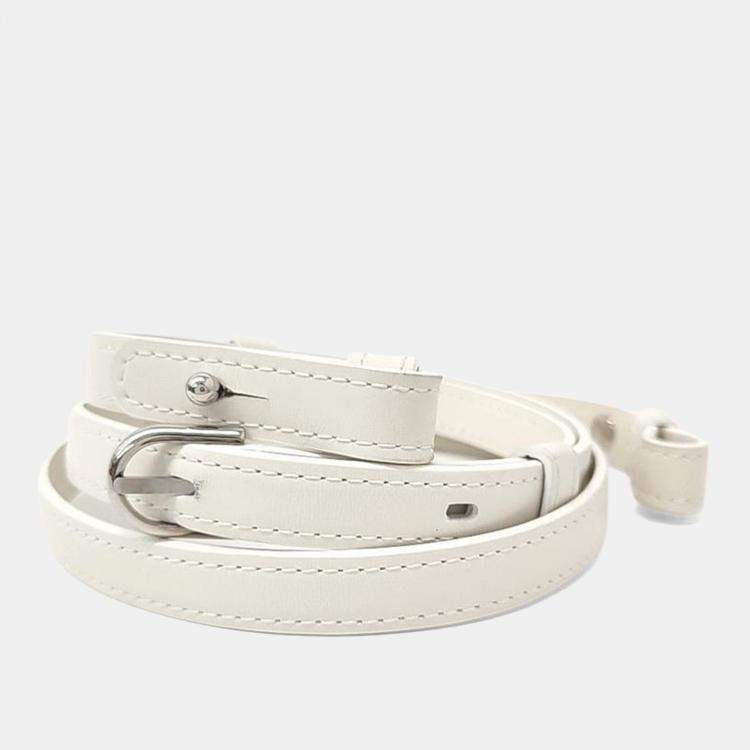 Pre Owned Delvaux White Calf Leather Briand Mini Box