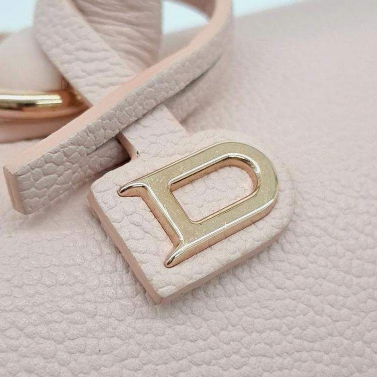 Pre Owned Delvaux Leather Pink Briand Mini Box