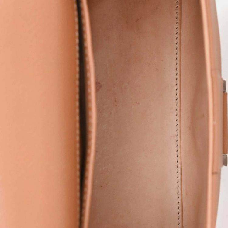 Pre Owned Delvaux Brown Leather Brillant Mini Bag with Strap