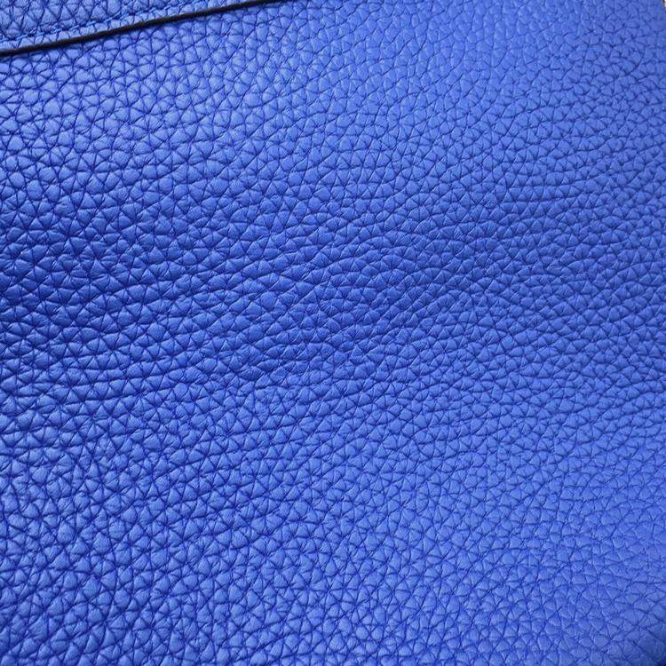 Pre Owned Delvaux Pan Swing 2Way Handbag Blue Leather