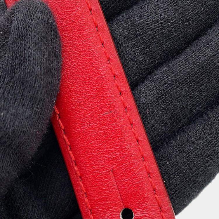 Pre Owned Delvaux Brillon Lipstick Box Calf Leatherleather Size Mm