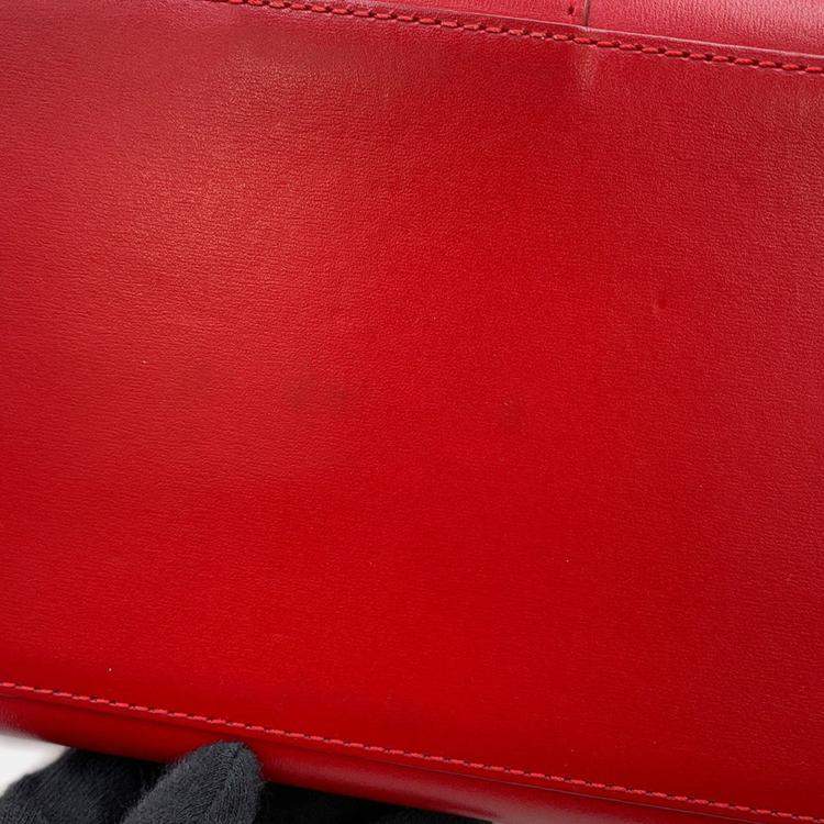 Pre Owned Delvaux Brillon Lipstick Box Calf Leatherleather Size Mm