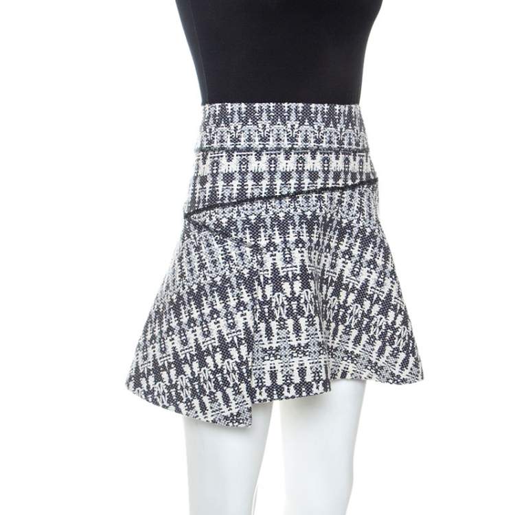 Pre Owned Derek Lam 10 Crosby Multicolor Knit Mini Skirt M
