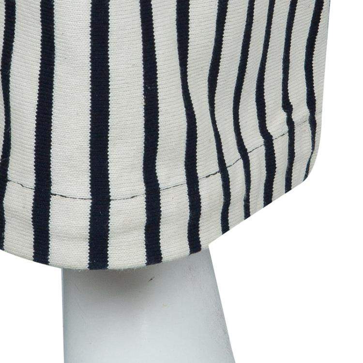 Pre Owned 10 Crosby Derek Lam Striped Cotton Trousers S