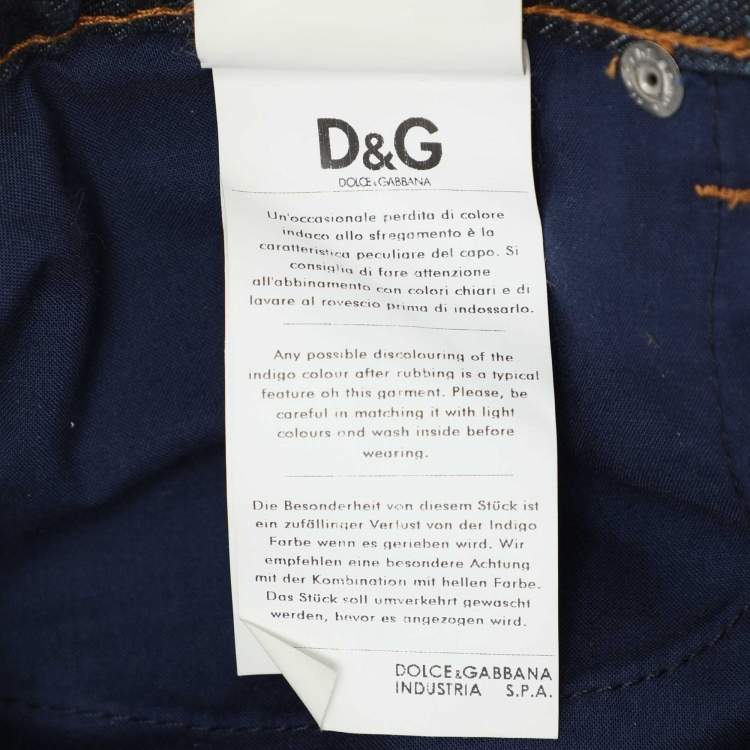 Pre Owned D&G Blue Denim Slimmy Jeans M