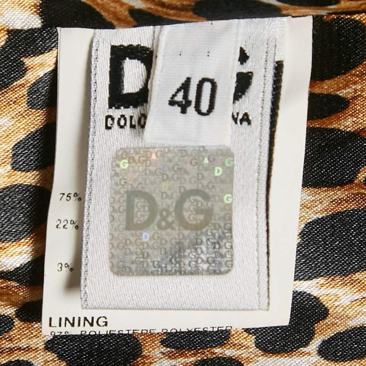 Pre Owned D&G Green Satin Strappy Short Dress S