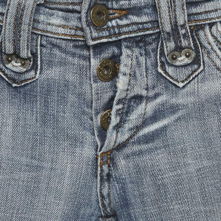 Pre Owned D&G Blue Denim Boot Cut Jeans S Waist 26"