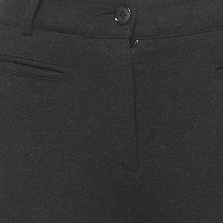 Pre Owned D&G Black Viscose Blend Stretch Slim Fit Trousers S 