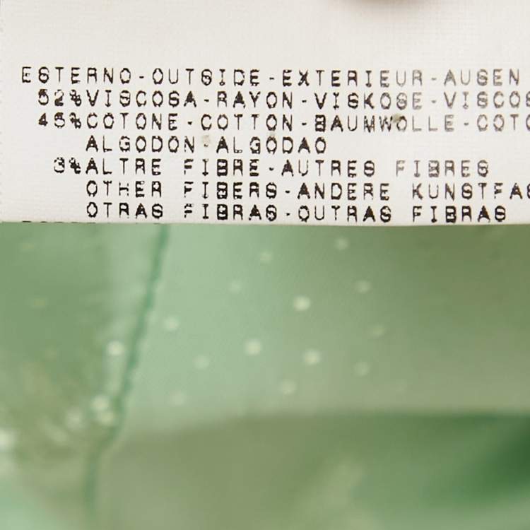 Pre Owned D&G Pink Floral Printed Satin Jacket & Skirt Set M