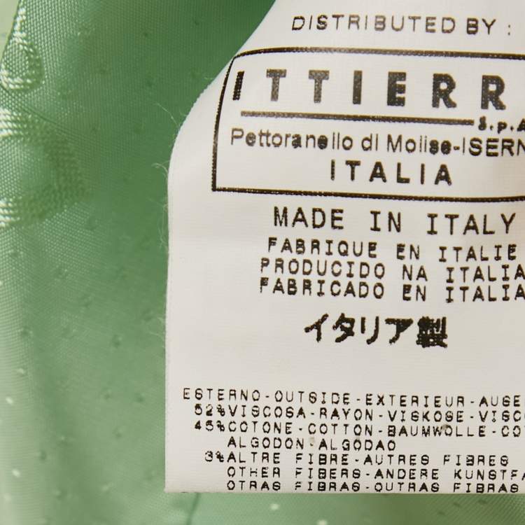 Pre Owned D&G Pink Floral Printed Satin Jacket & Skirt Set M