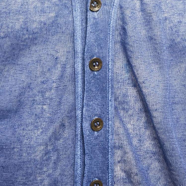 Pre Owned D&G Blue Ombre Knit Sleeveless Vest L