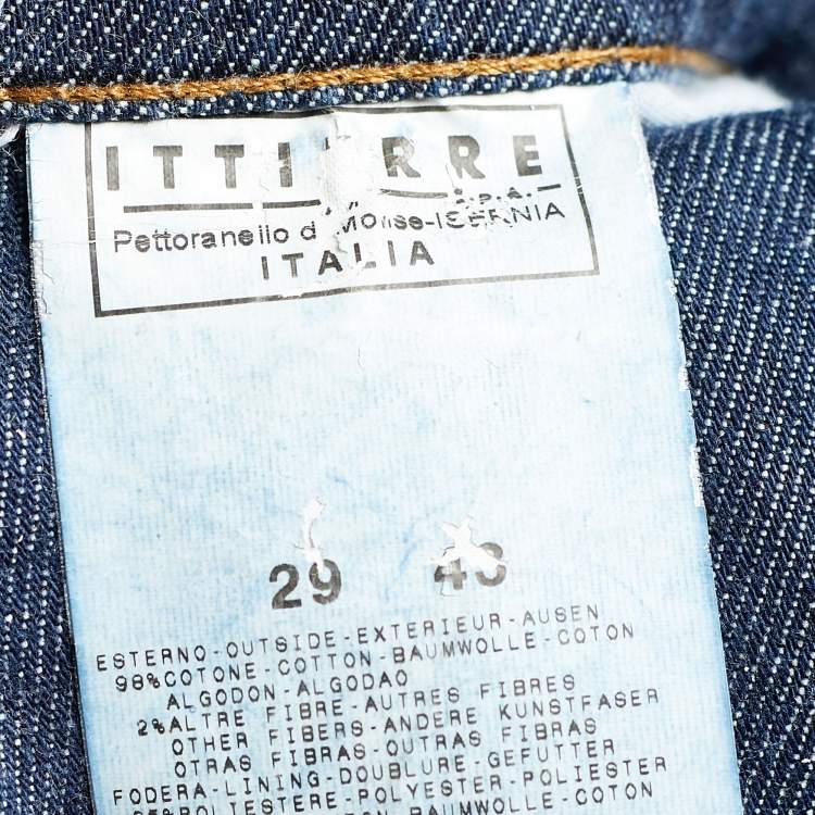 Pre Owned D&G Vintage Indigo Denim Straight Fit Jeans S