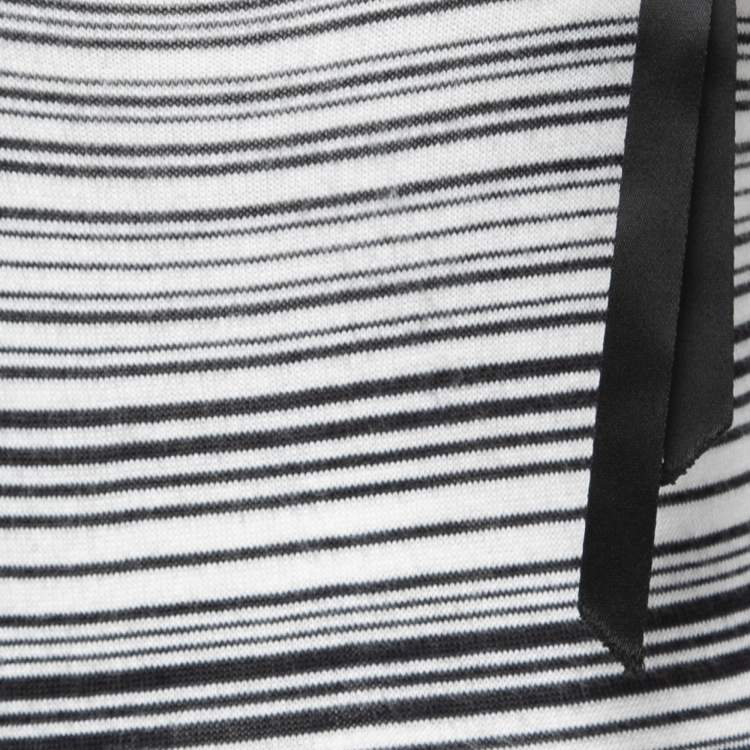 Pre Owned D&G Monochrome Knit Dress L