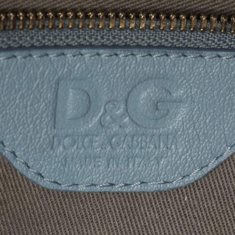 Pre Owned D&G Tricolor Leather Lily Twist Satchel