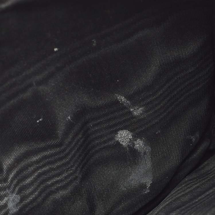 مملوكة مسبقًا D&G Logo Stitched Grey Leather Trifold Wallet