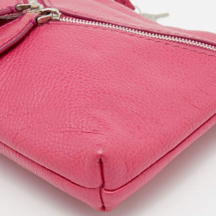 Pre Owned  D&G Pink Leather Micol Shoulder Bag