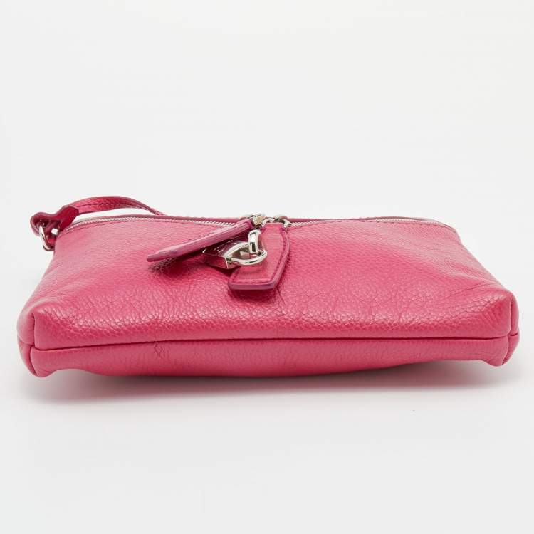 Pre Owned  D&G Pink Leather Micol Shoulder Bag