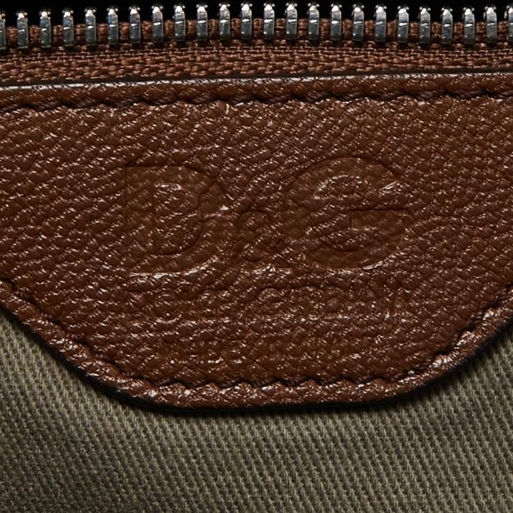 Pre Owned D&G Multicolor Printed Canvas Ania Chain Shoulder Bag