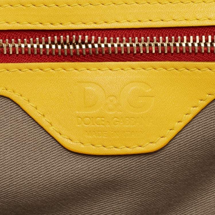 Pre Owned D&G Multicolour Quilted Leather Lily Glam Satchel