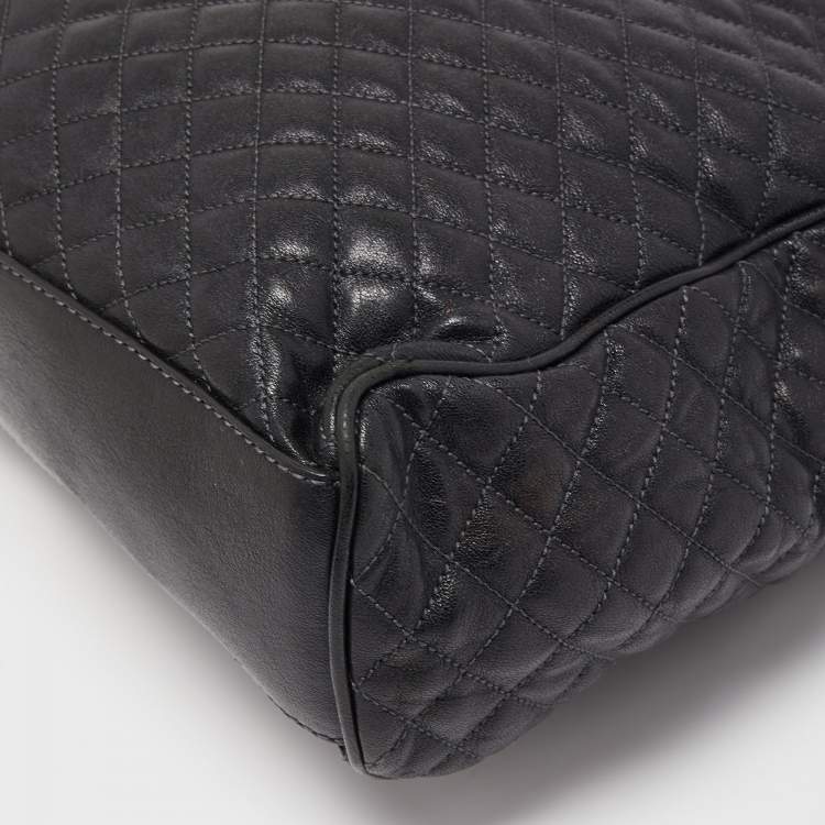 Pre Owned D&G Black Quilted Leather Lily Glam Tote