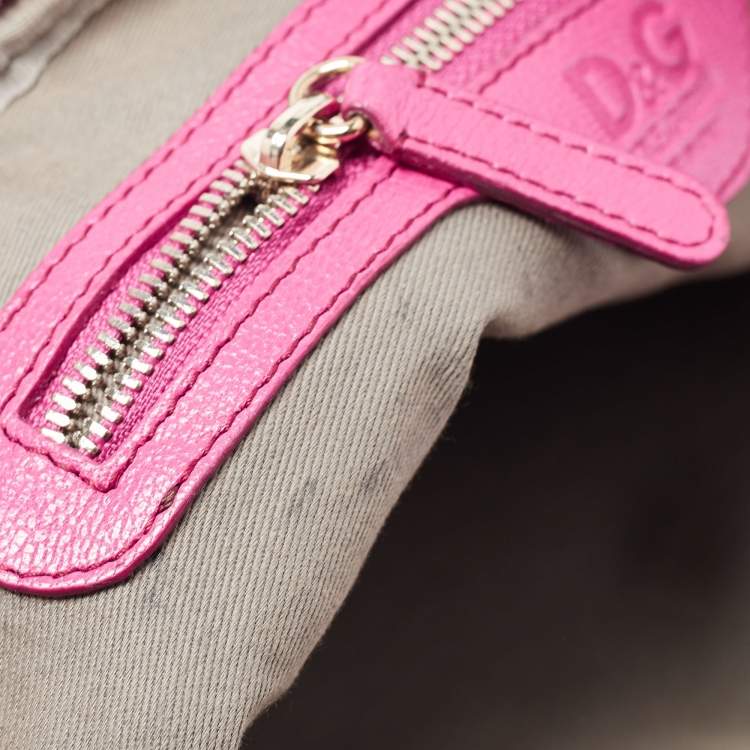 مملوكة مسبقًا D&G Pink Leather Miss Allyson Shoulder Bag