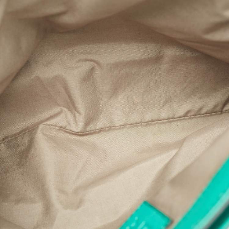 Pre Owned D&G Green Leather Ania Shoulder Bag