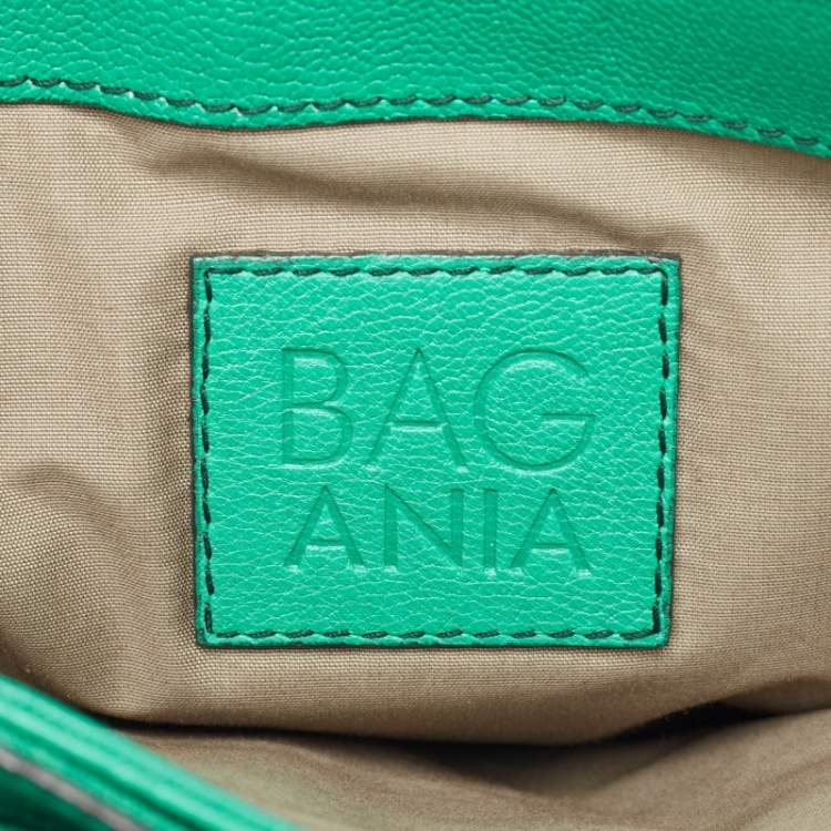 Pre Owned D&G Green Leather Ania Shoulder Bag