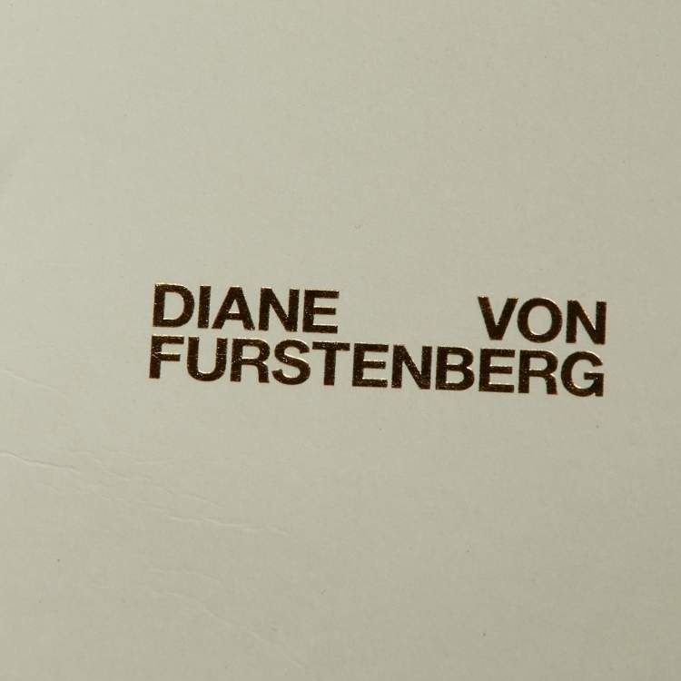 Pre Owned Diane Von Furstenberg White Floral Print Jersey Jim Midi Dress XS 