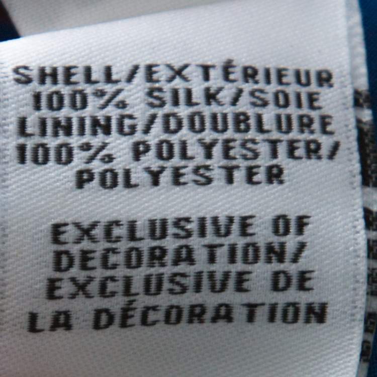 Pre Owned Diane von Furstenberg Blue Sequinned Havita Slip Dress S