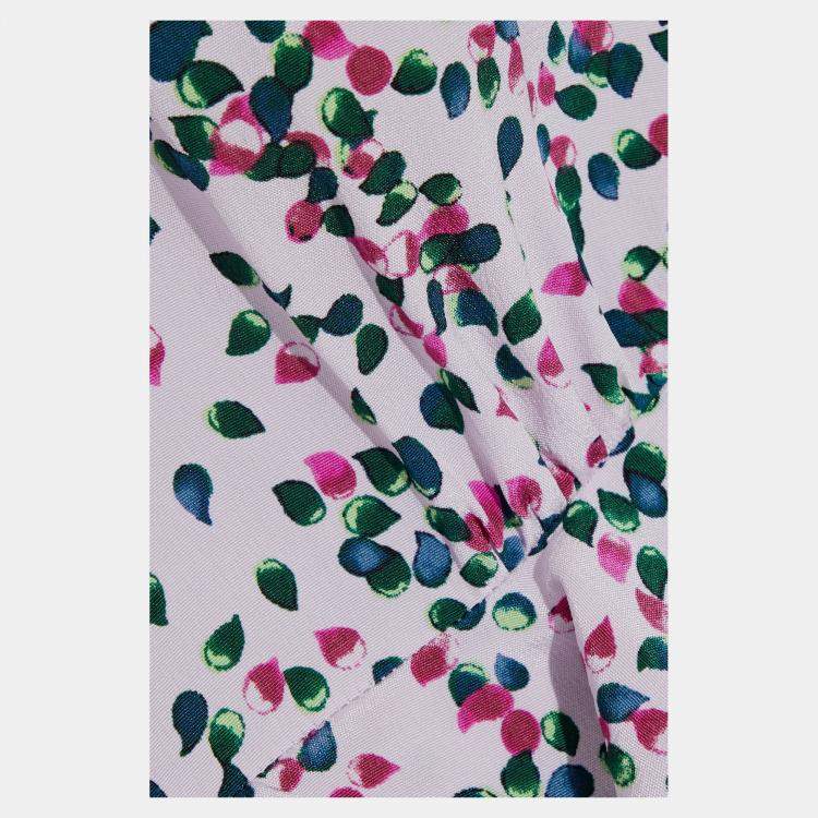 Pre Owned Diane Von Furstenberg Silk Midi Dress 4