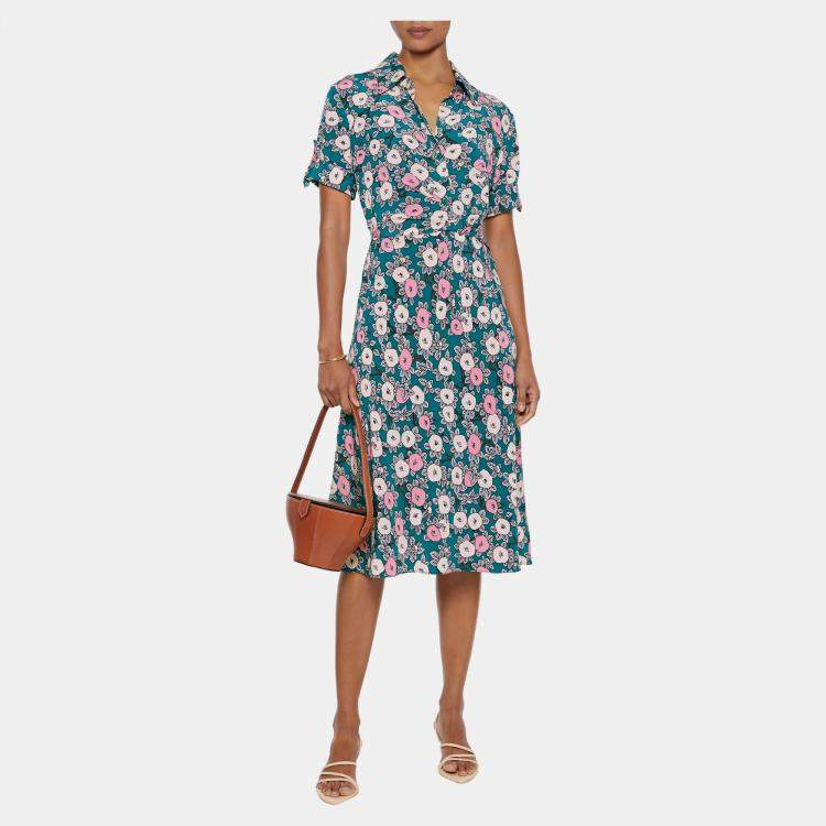 مملوكة مسبقًا Diane Von Furstenberg Silk Midi Dress 2