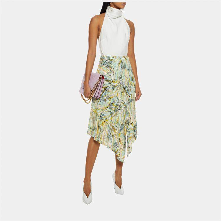 Pre Owned Diane Von Furstenberg Viscose Knee Length Skirts S